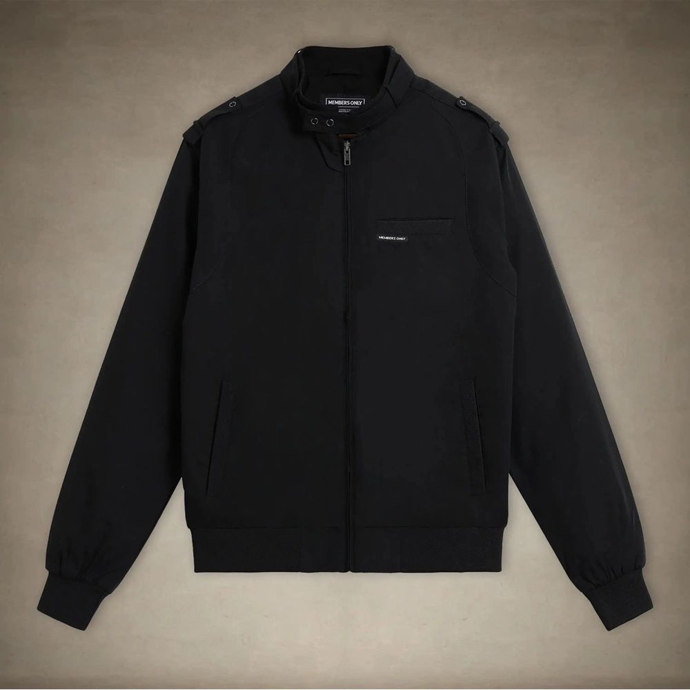 Members Only Black Racer Jacket
